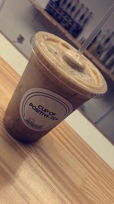 I got the sugar free vanilla iced coffee & added the fat burning donut shot! So yum! I'm so glad there's finally a shop in somerset!