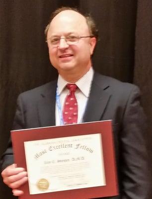 Most Excellent Fellow Award by the Alabama Dental Association