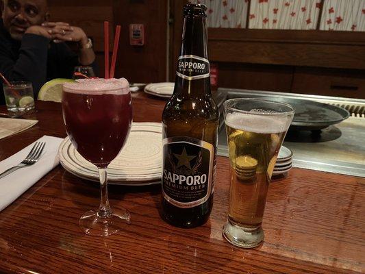 Sangria and Sapporo