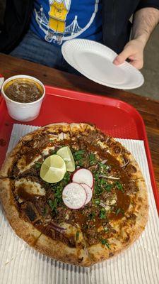 Birria Pizza