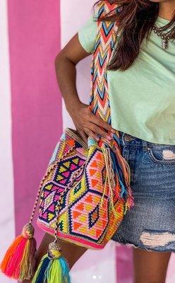 Love this beautiful Wayuu mochila bag!