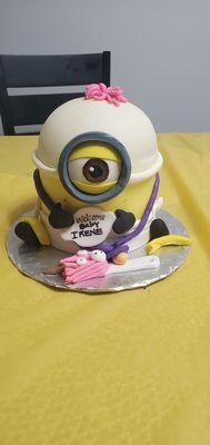 Baby Minnion Cake