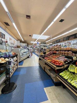 Deli, meat, fruit, and veggies