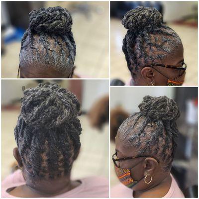 Maintenance twists n bun..