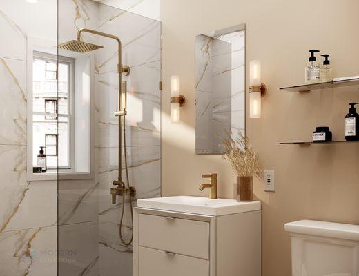 Bathroom Renovation by a residential General Contractor Modern Citi Group, NY, NJ, FL.
Ready Solutions: Classic II