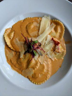 Lobster ravioli