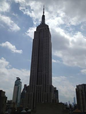 Nice view of the Empire State! This pic was taken from our room on the 20th floor.