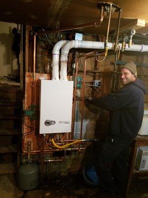 Go Craig M--Combi Boiler installation.