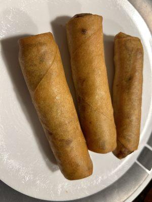 Eggrolls are delicious.