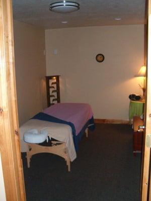 Our Massage Therapy room