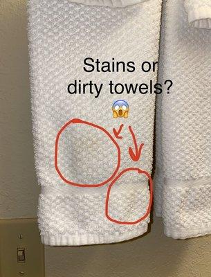 Dirty towels?