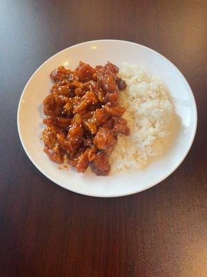 Ganpoongki dish (Sweet & Sour Chicken dish)