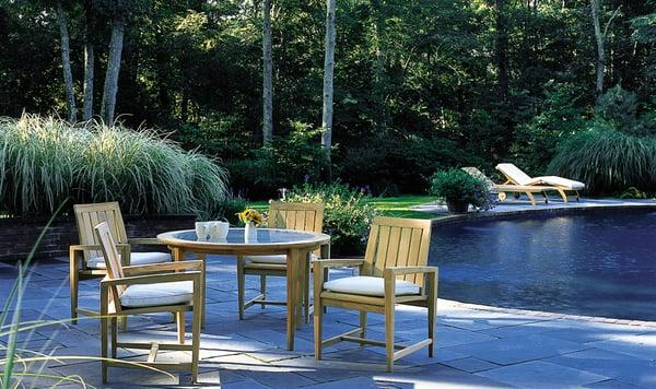 The Lighting House offers outdoor furniture and deck seating, tables and more from Kingsley Bates.