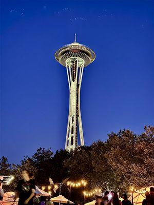 Space Needle at night