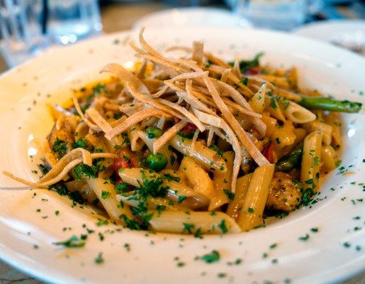 Chicken Chipotle Pasta, Lunch Portion: $16.95.