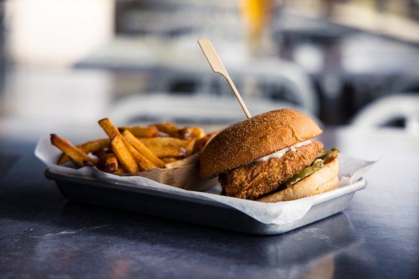 Fried Chicken Sandwich & Fresh Cut Fries