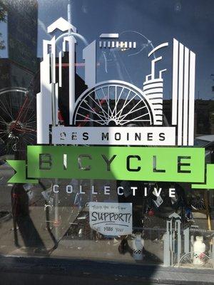 Des Moines Bike Collective store front