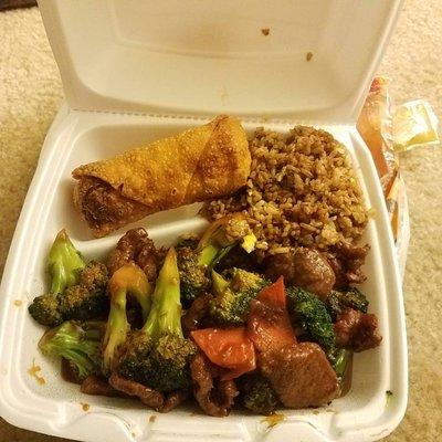 Beef and broccoli daily special