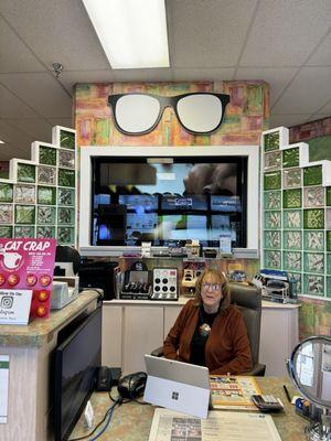 Front desk of business