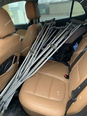 Donated crutches