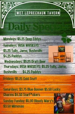 Daily Specials