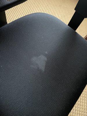 I'm pretty sure that's a semen stain on the chair