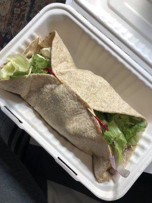 What's suppose to be a Greek Wrap...