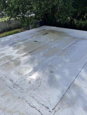 Brand new roof that looks like a patch job