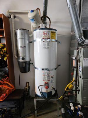 Upgraded water heater to WA state code requirements