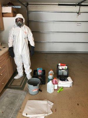 Biohazard cleanup. #SERVPRO