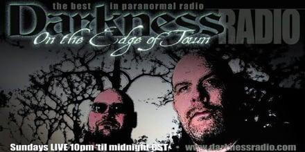 Interviewed on one of the most popular paranormal radio shows DARKNESS RADIO.