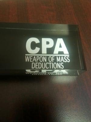 Our awesome CPA!