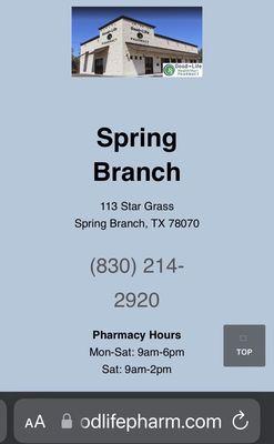 Good Life Pharmacy- Spring Branch