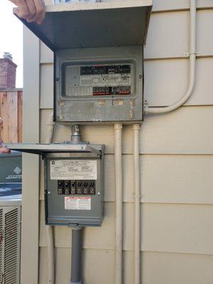 Old, outdated, and waiting to catch fire electrical panel