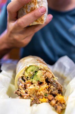 California Burrito w/ Carne Asada ($12.75)