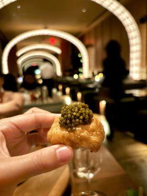 The Golden Nugget with Caviar.