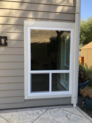 Picture over sliding window