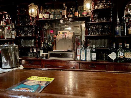 Gorgeous old school bar.