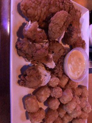 Chicken Tenders and Tater Tots