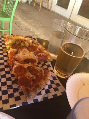 pizza and Helles