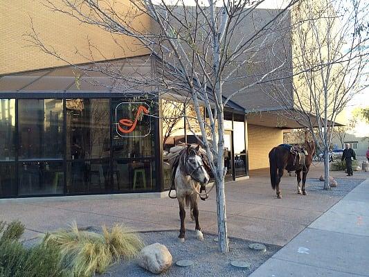 This pic is from the ABD website...but the horses are great! Does yelp have a survey question for horse parking?