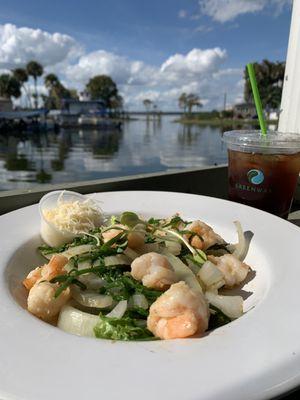 Shrimp and Sea Beans - Delish!