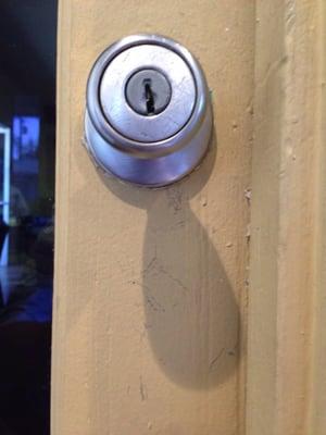 Simple door knob to open for $55 "rip-off"