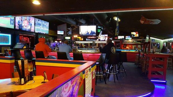 Looking at Bar Area at Frickers Adrian