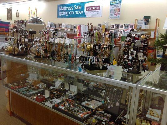 We have a large variety of thrift jewelry!