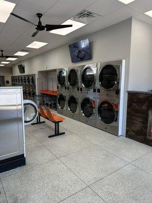 All new dryers!