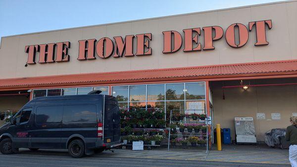 The Front of Home Depot in Coney Island.