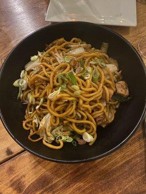 chicken and shrimp lo mein (without shrimp)