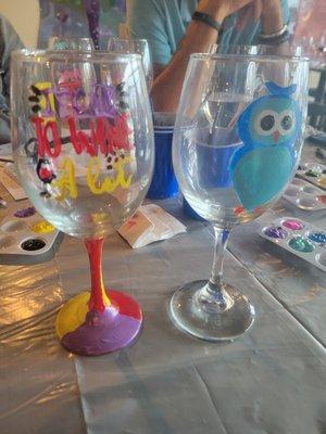 Wine Glass Painting Event