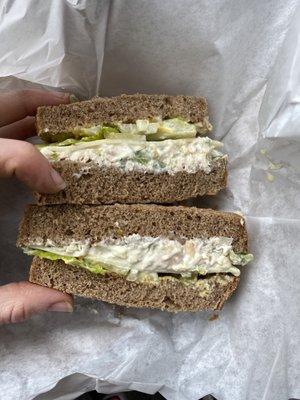 Chicken salad sandwich